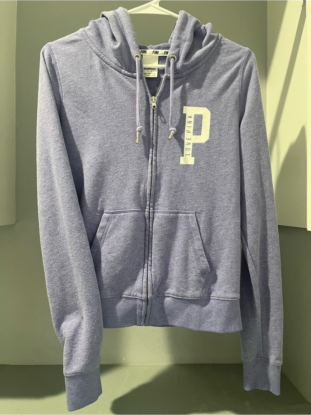 Victoria's Secret PINK Lavender Zip-Up Hoodie Jacket